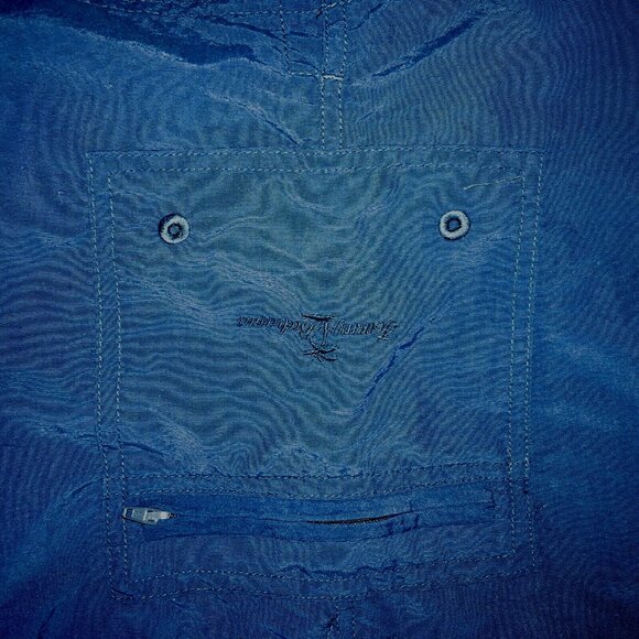 Tommy Bahama Men Swimming Shorts Navy Blue Drawstring 5 Pockets Size L - Picture 9 of 9